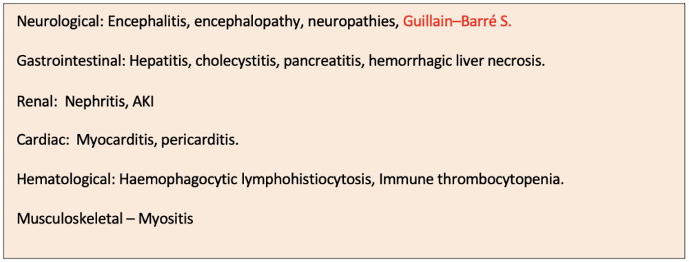 Expanded dengue syndrome